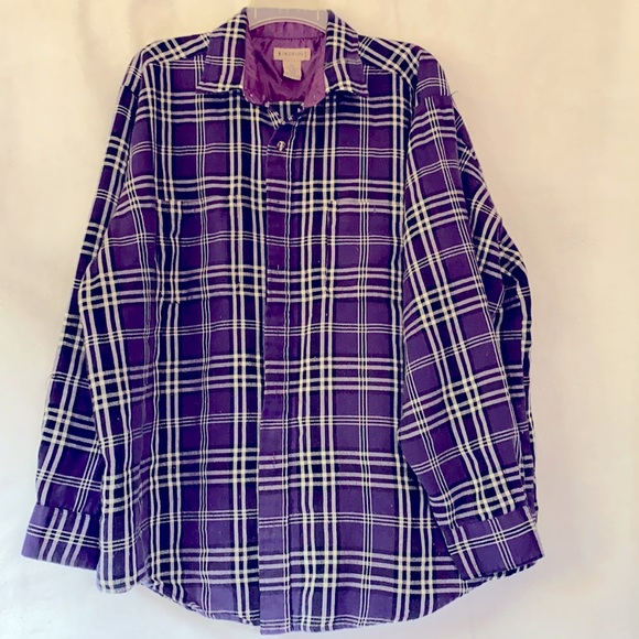 Windridge Other - Windridge Vintage Men’s Purple Plaid Flannel Shirt